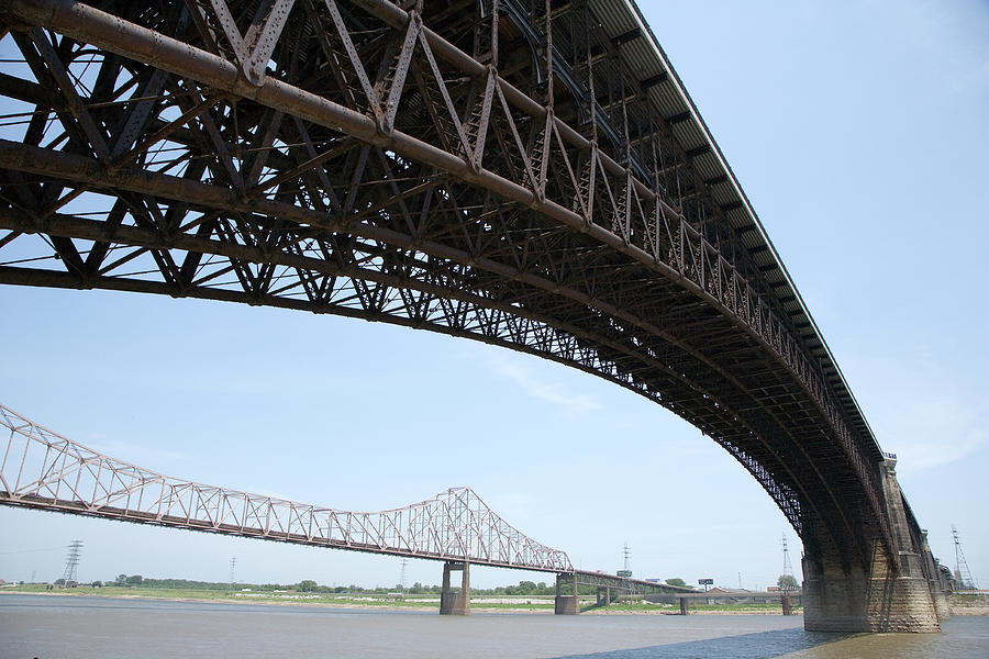 Eads Bridge, St. Louis, Missouri Photograph by Jupiterimages