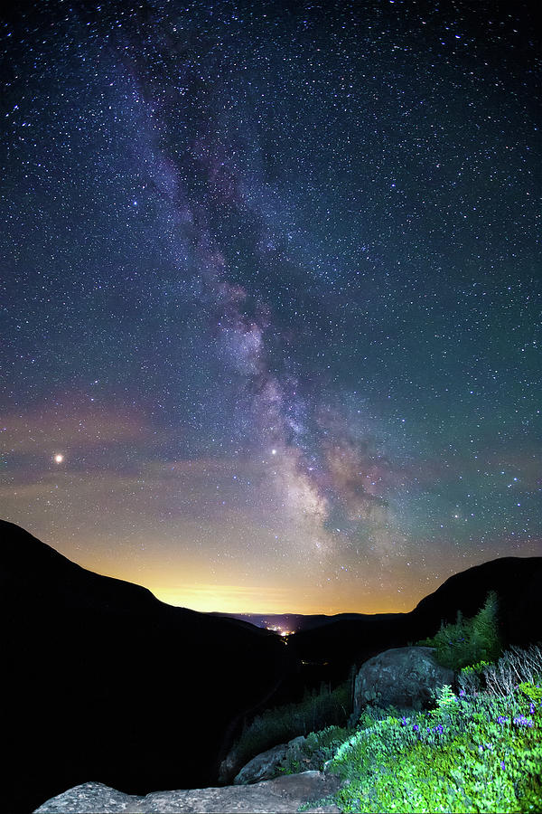 Eagle Cliff Milky Way Photograph by White Mountain Images