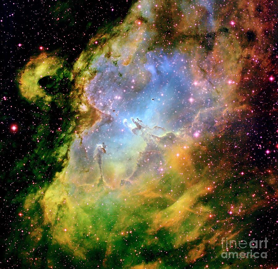 Eagle Nebula Photograph by National Optical Astronomy Observatories/science Photo Library