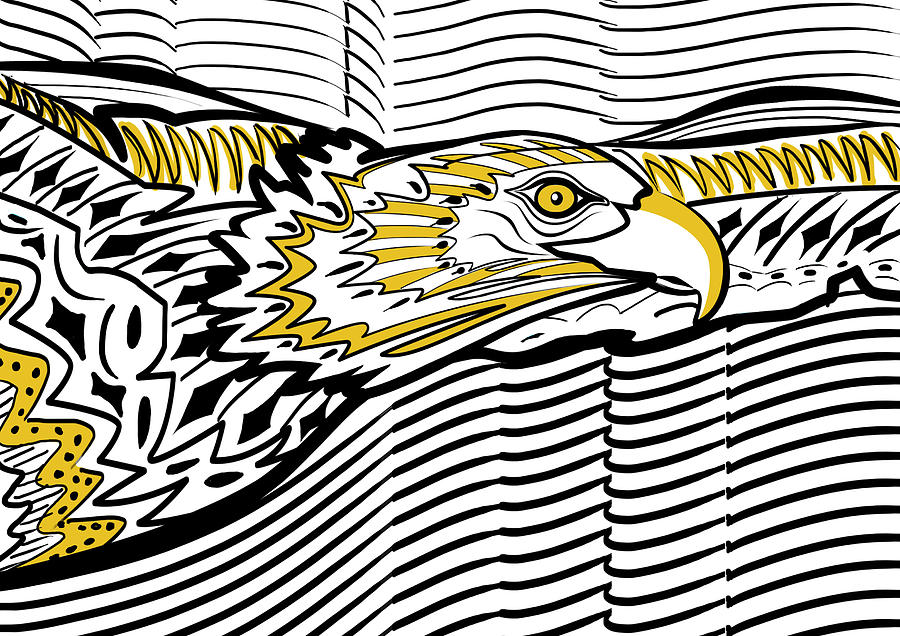Eagle Digital Art by Nelson Barros
