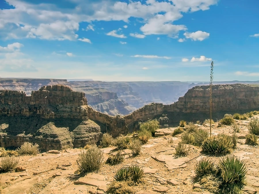 Eagle Rock, Grand Canyon. Digital Art by Pheasant Run Gallery