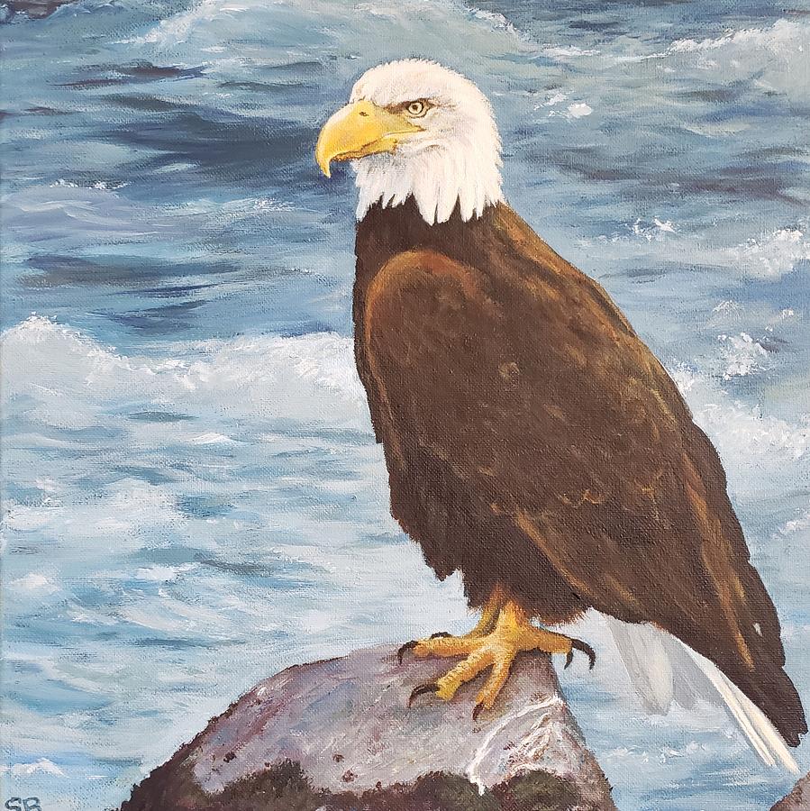 Eagle  Painting by Sabina Bonifazi