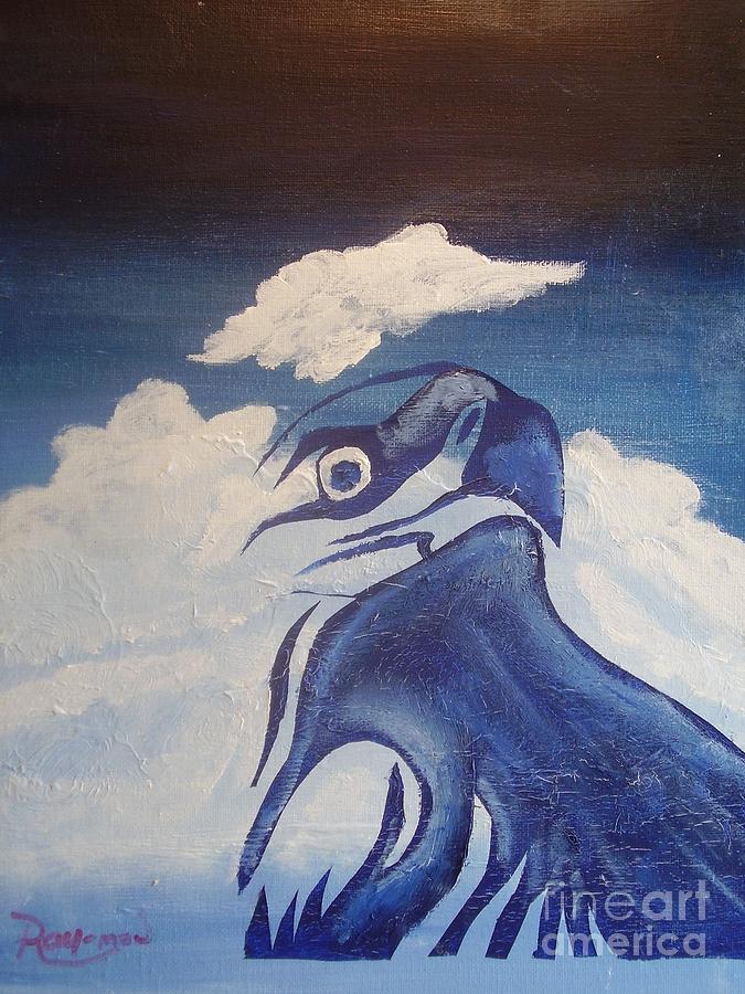 Eagle Watch - 103 Painting by Raymond G Deegan