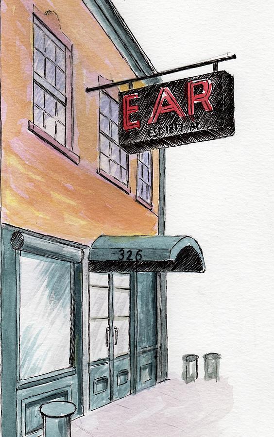Ear Bar Painting by Al Intindola