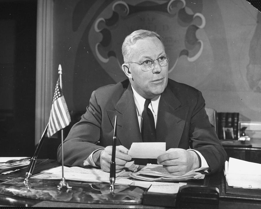 Earl Warren Photograph by Peter Stackpole