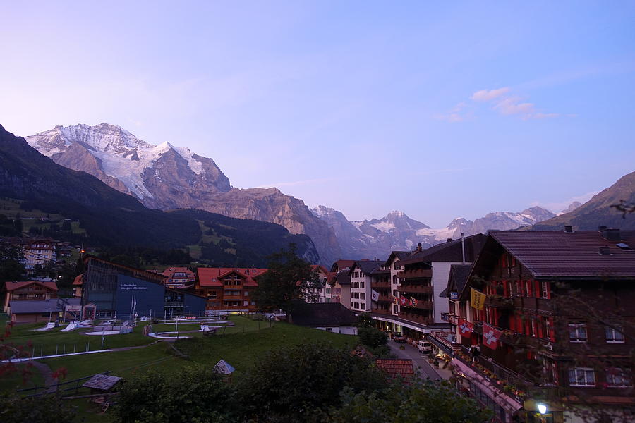 Early am in Wengen Photograph by Patricia Caron