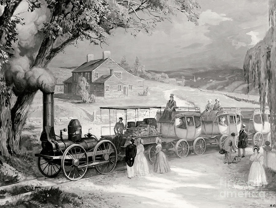 Early American Railway Photograph by Bettmann