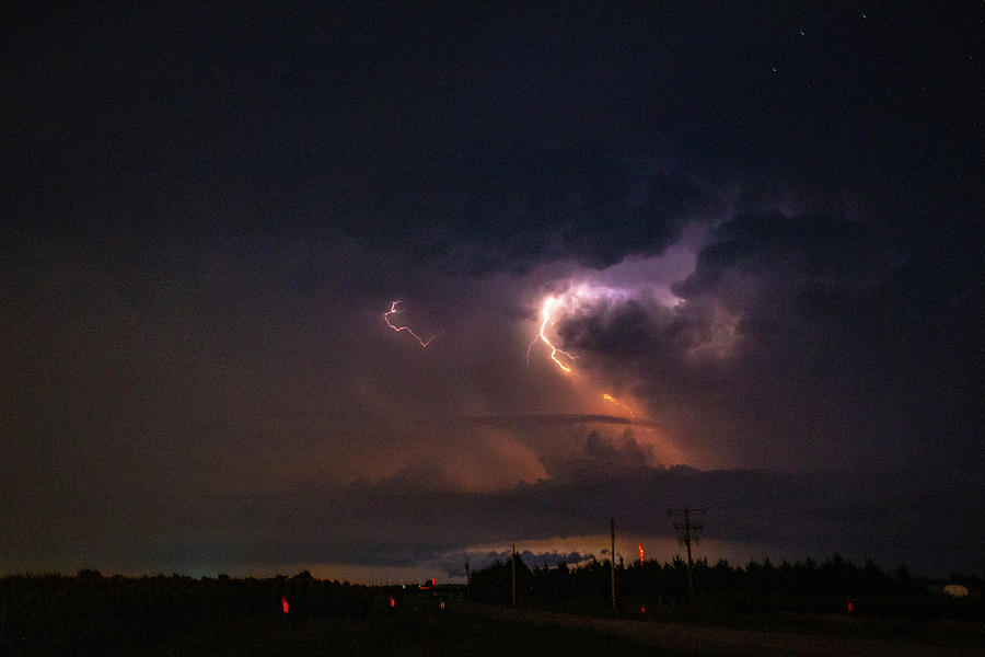 Early August Nebraska Lightning 008 Photograph by NebraskaSC