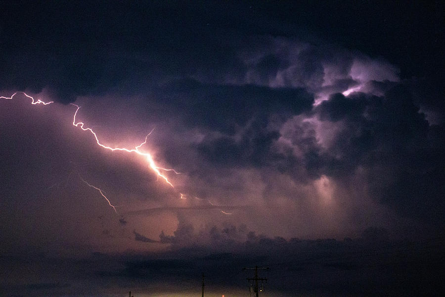 Early August Nebraska Lightning 012 Photograph by NebraskaSC