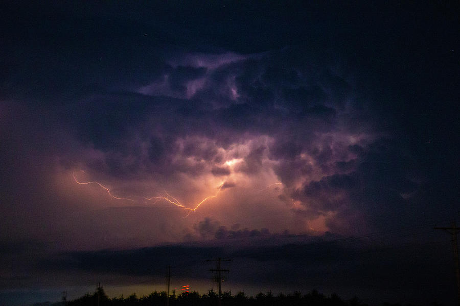 Early August Nebraska Lightning 014 Photograph by NebraskaSC