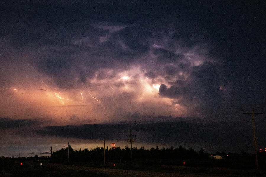 Early August Nebraska Lightning 015 Photograph by NebraskaSC