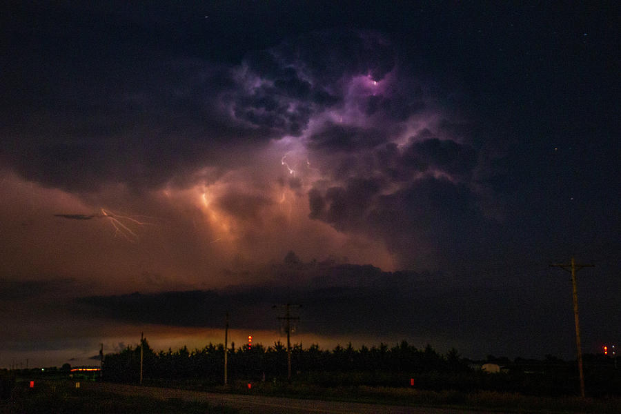 Early August Nebraska Lightning 017 Photograph by NebraskaSC