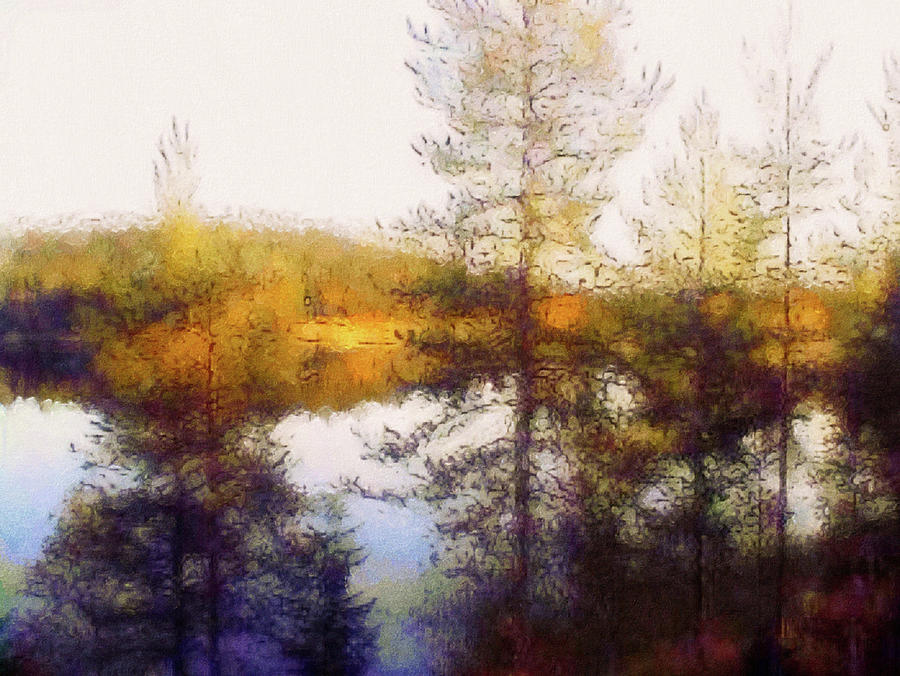 Early Autumn in Finland Pastel by Susan Maxwell Schmidt
