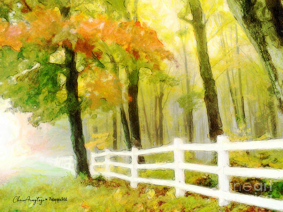 Early Autumn morning Digital Art by Chris Armytage
