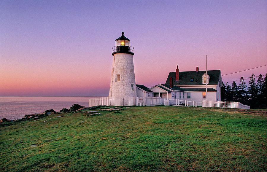 Early Dawn View Of The Lighthouse At Photograph by Wbritten