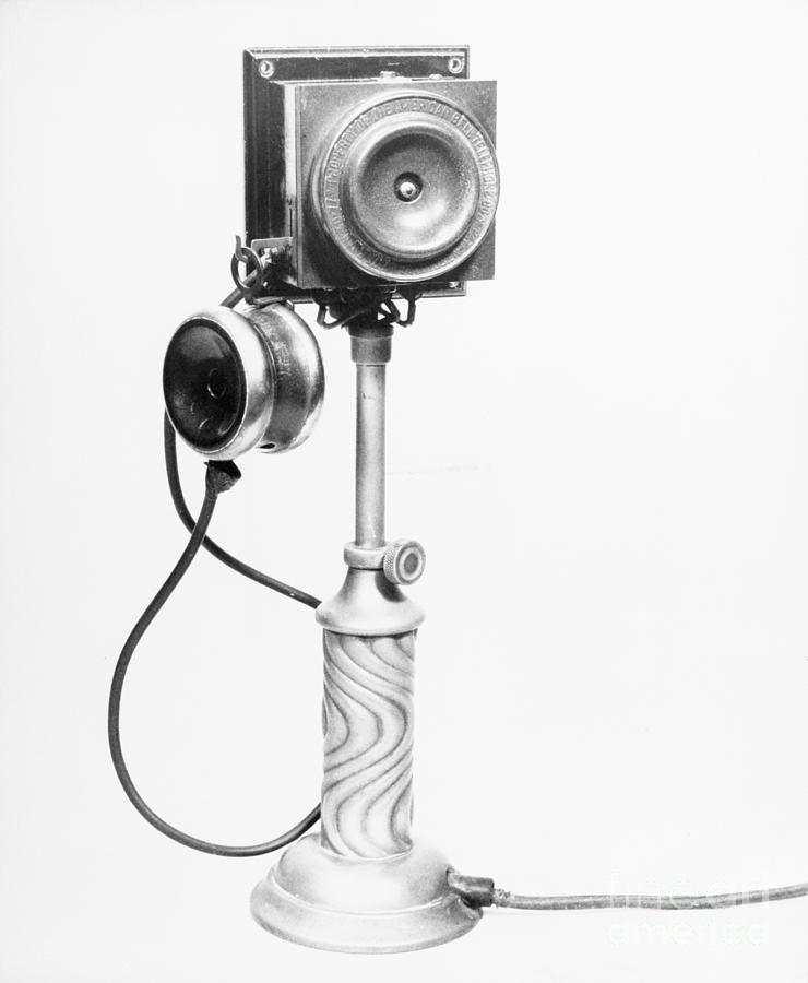 Early Desk Telephone Photograph by Bettmann