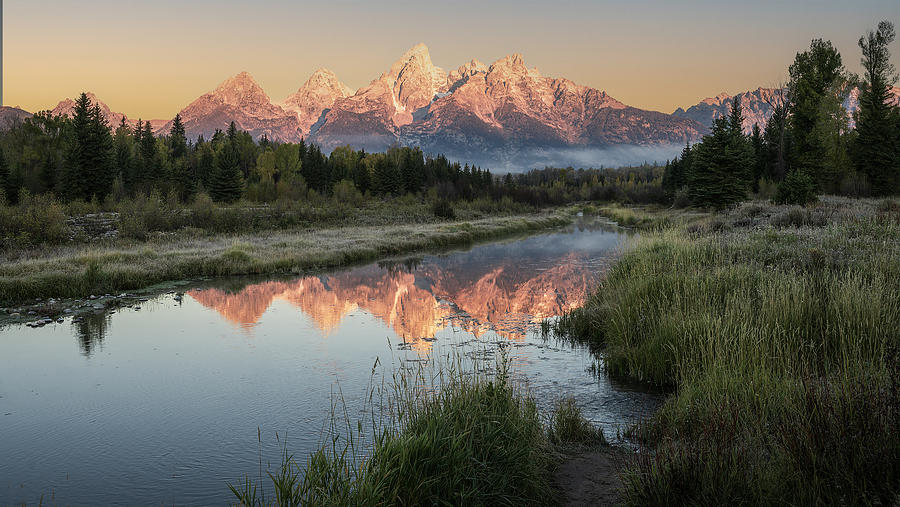Landscape Photograph - Early Fall In Grand Teton by Mei Shi