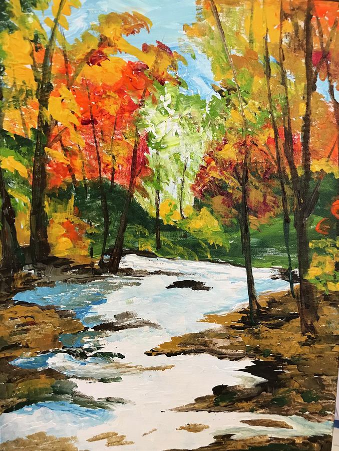 Early Fall Painting by Linda Smith - Fine Art America