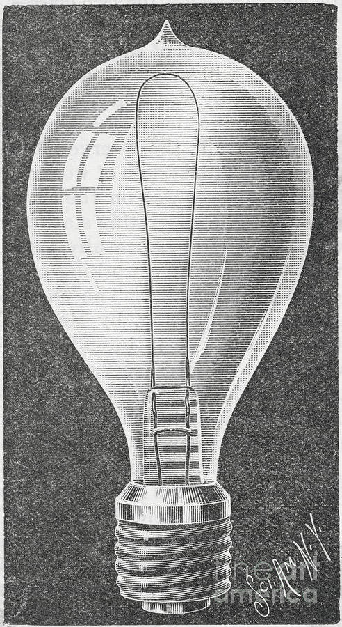 Early Light Bulb Photograph by Bettmann