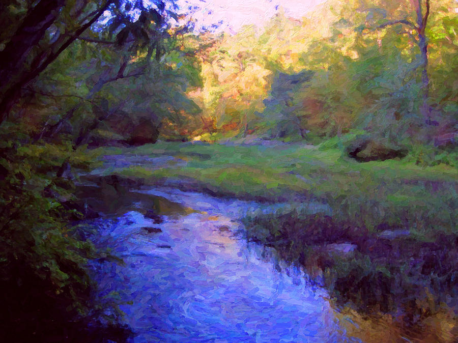Early Morning Eno Painting by David Zimmerman