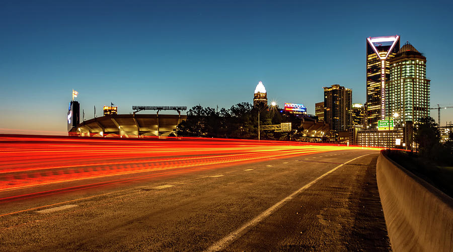 Early morning in charlotte nc Photograph by Alex Grichenko