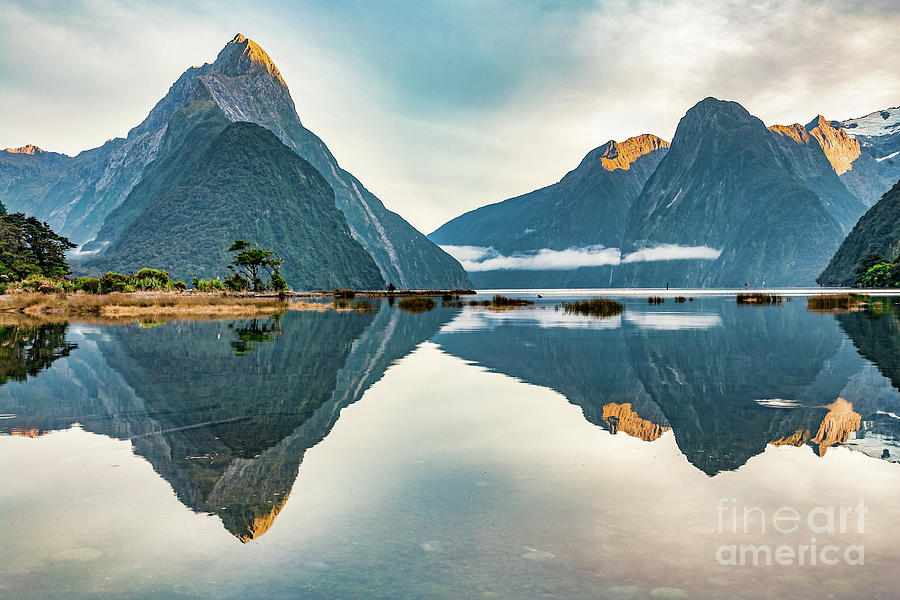 Fiordland National Park Photograph - Early Morning, Milford Sound by Colin and Linda McKie