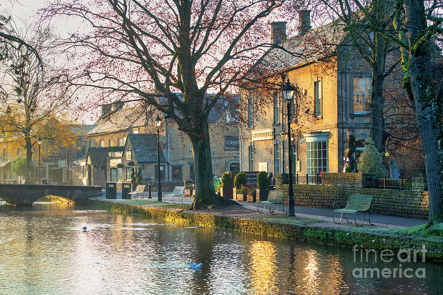 Early Morning November Frost Bourton on the Water Photograph by Tim Gainey