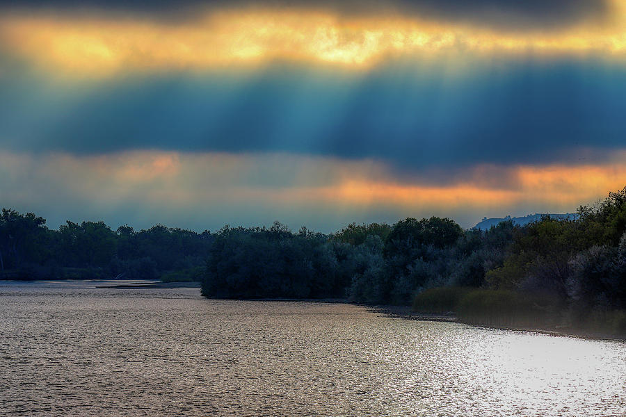 rays on the river