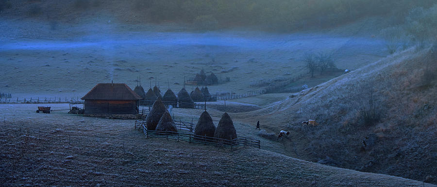 Fall Photograph - Early Morning Village by Julien Oncete