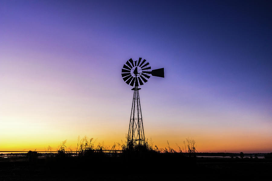 Early Morning Windmill Photograph by Jordan Hill