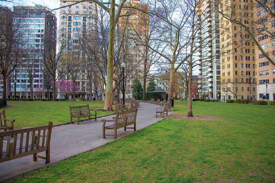 Early Spring at Rittenhouse Square - Philadelphia Photograph by Bill Cannon