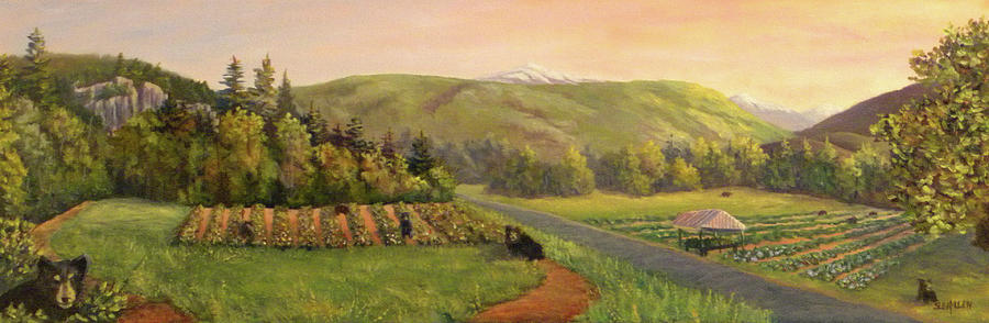 Early Summer Morning Painting by Sharon E Allen