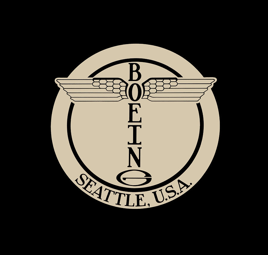 Early Winged Totem Boeing Logo 1928 Photograph by Daniel Hagerman