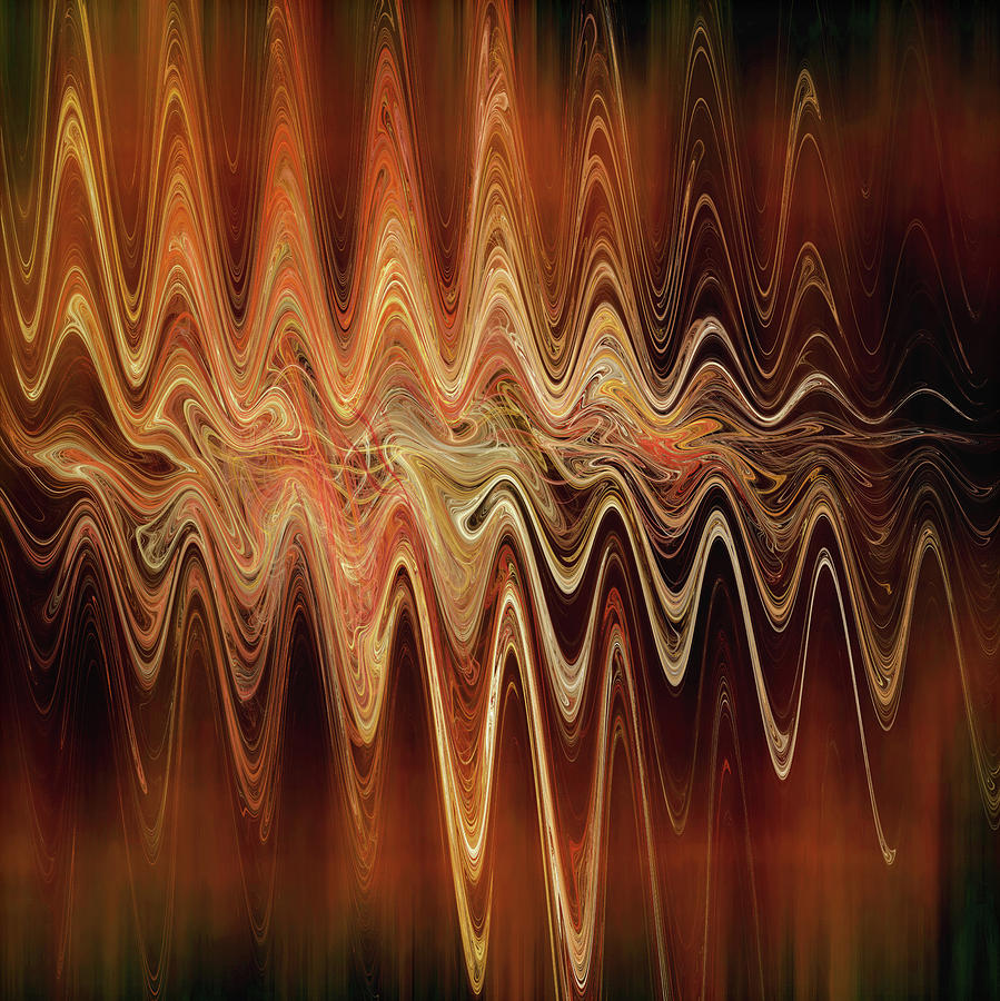 Music Digital Art - Earth Frequency by Menega Sabidussi