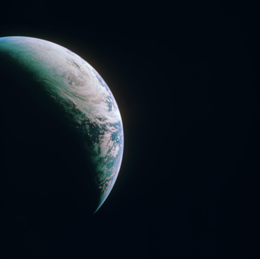 Earth From Apollo 4 Photograph by Space Frontiers
