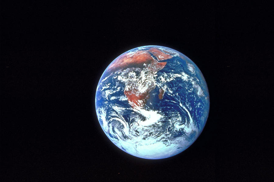 Earth From Outer Space Photograph by Ablestock.com Earth From Outer Space Photograph by Ablestock.com