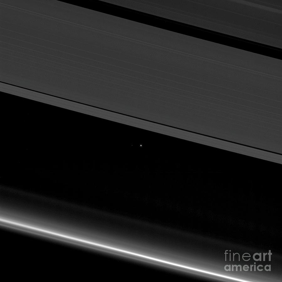 Earth From Saturn Photograph by Nasa/jpl-caltech/space Science Institute/science Photo Library