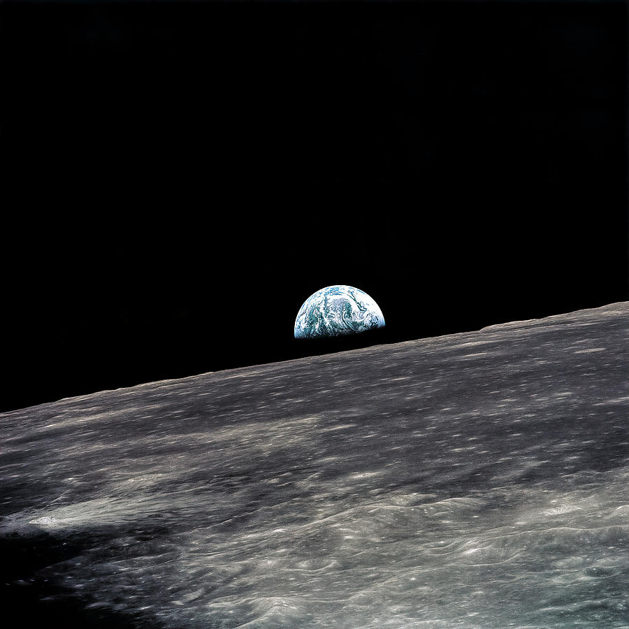 Earthrise - Apollo 10 Photograph by Eric Glaser