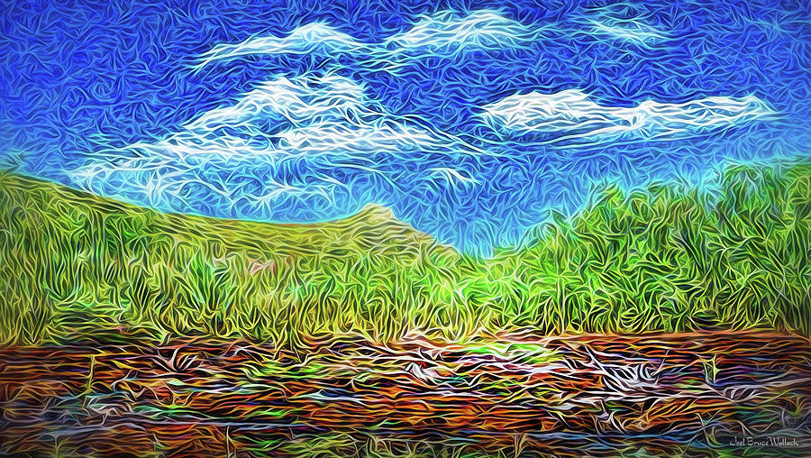 Earthy Field Afternoon Digital Art by Joel Bruce Wallach