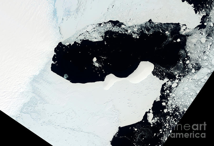 East Antarctic Ice Shelf Photograph by Nasa/us Geological Survey/science Photo Library