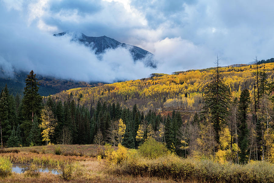 East Beckwith Mountain Clouds at Sunrise Photograph by Tibor Vari