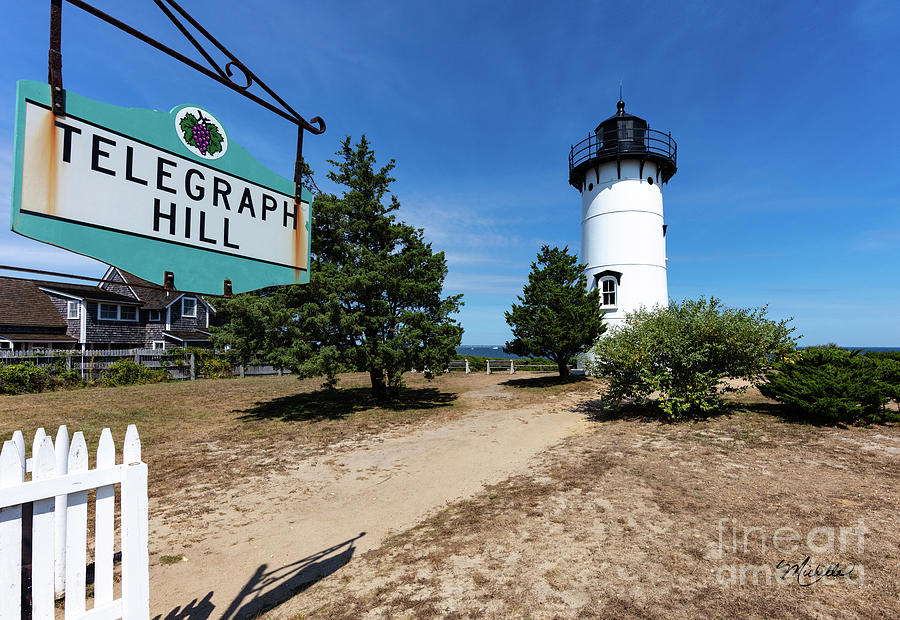 Lighthouse Photograph - East Chop Lighthouse Marthas Vineyard by Michelle Constantine