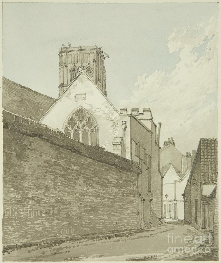 East End Of Temple Church Painting by Hugh Oneill