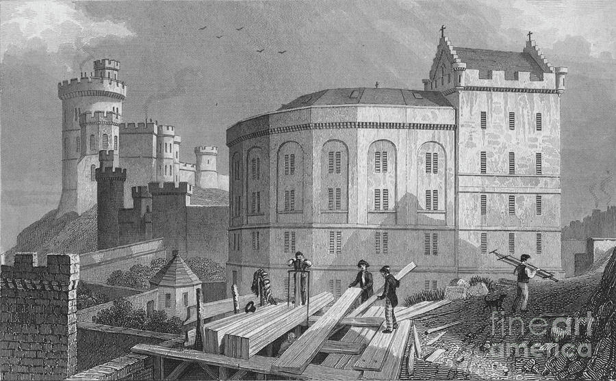 East End Of The Bridewell Drawing by Print Collector