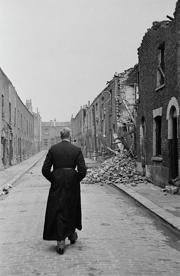 East End Parson Photograph by Bert Hardy