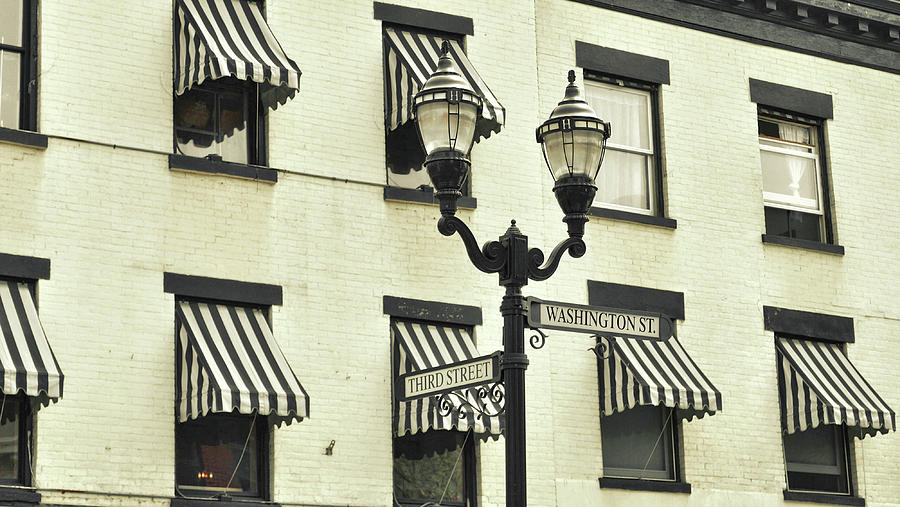 Lamp Photograph - East Side Of The Street by JAMART Photography