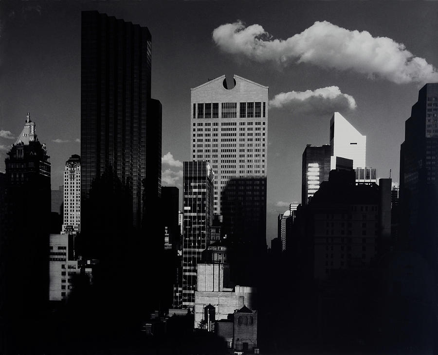 East side videw of NYC skyline from 55th street Photograph by George Forss
