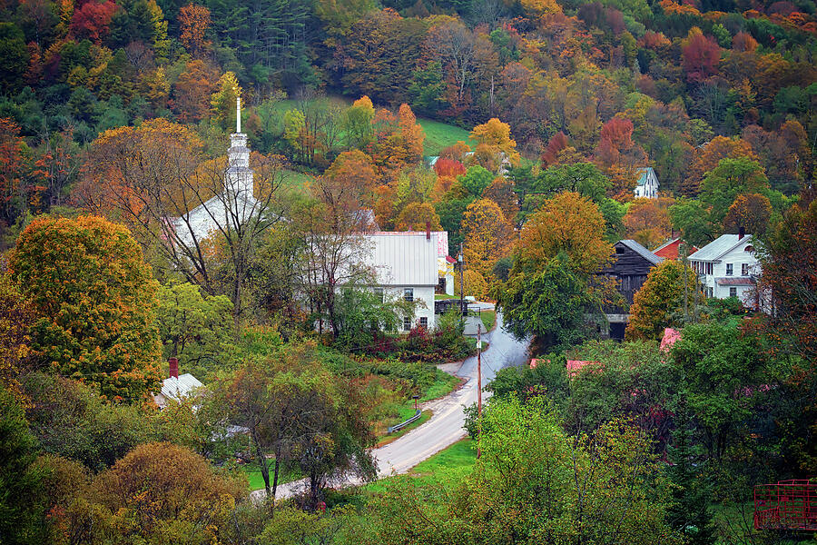 Fall Photograph - East Topsham, Vermont by Rick Berk