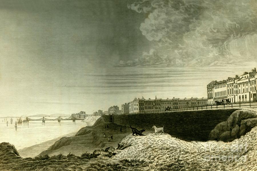 East View Of Brighton From Kemp Town Drawing by Print Collector