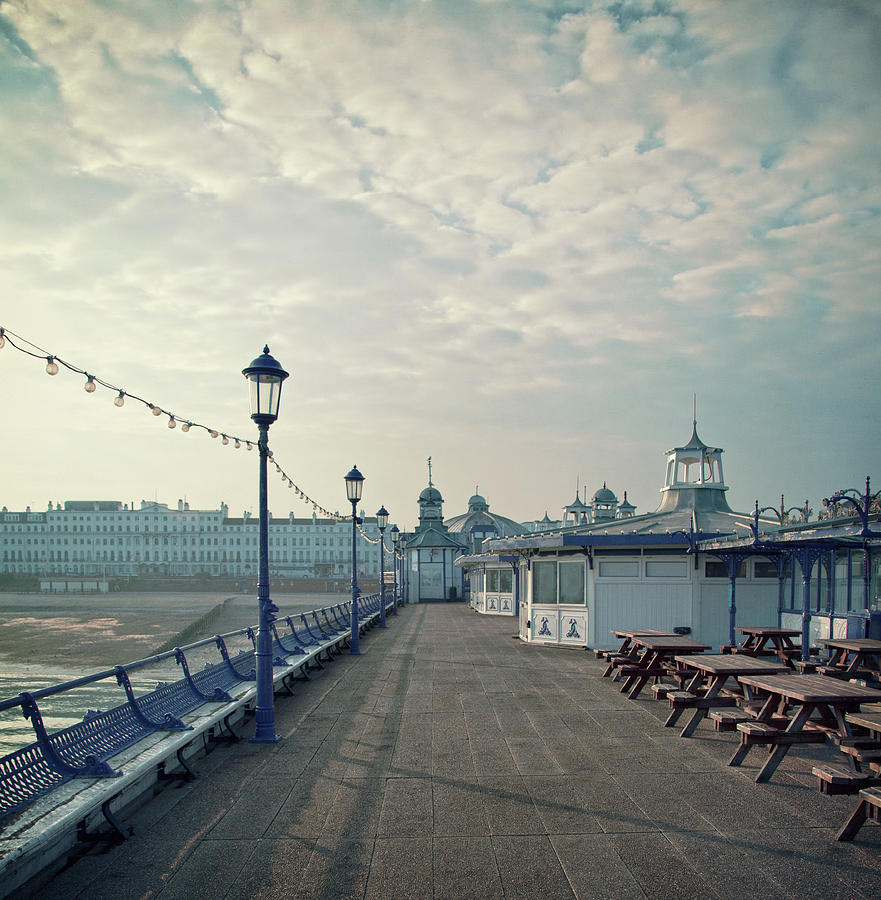 Eastbourne Pier Promenade Photograph by Paul Grand Image Eastbourne Pier Promenade Photograph by Paul Grand Image
